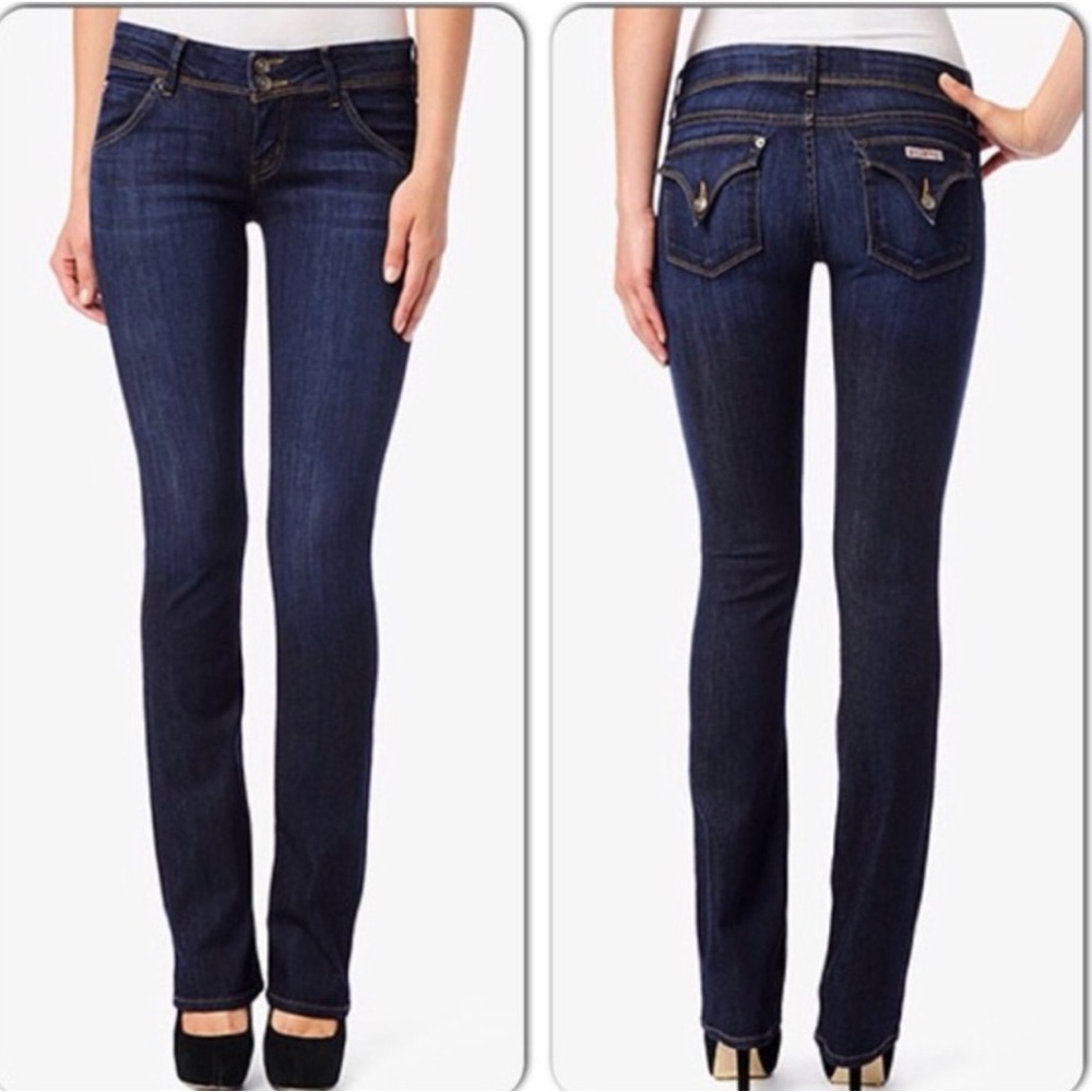 Hudson Jeans Beth Baby Boot Women's Deep‎ Indigo Skinny Jeans